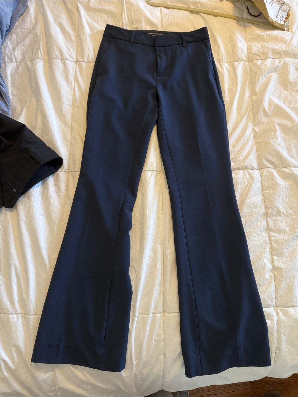 Banana Republic Dark Navy Men's Flare Dress Pants